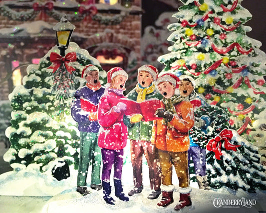 The Melrose School Carolers - Christmas Village Decoration