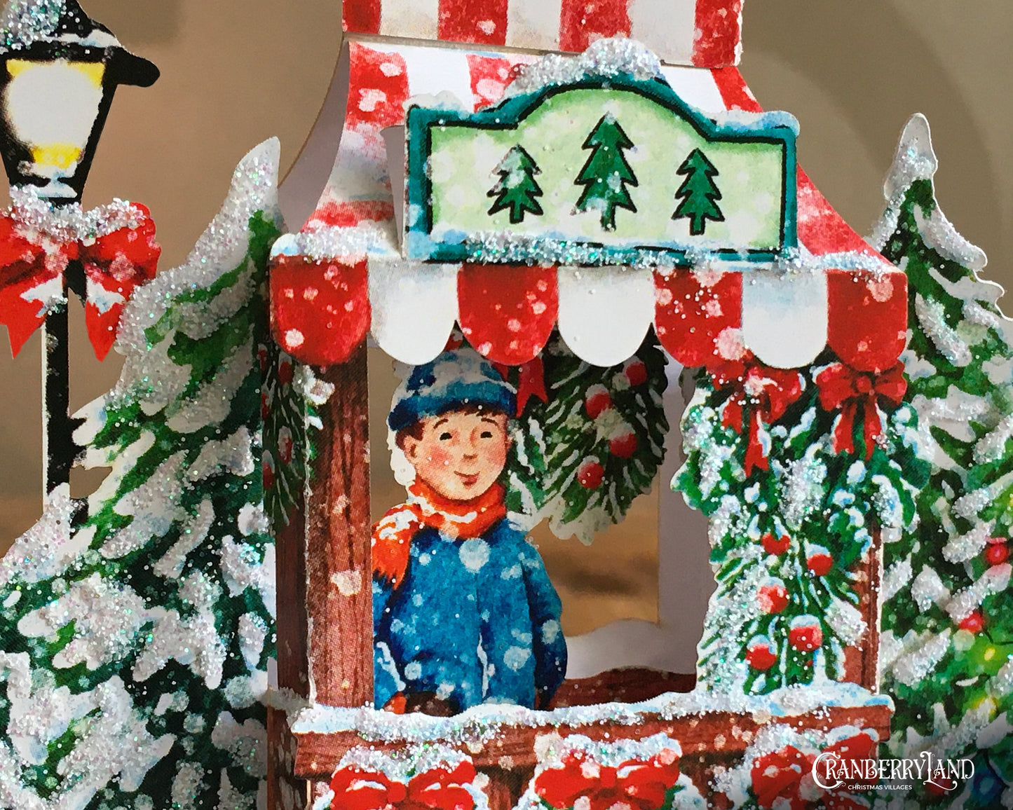 Mr. Gus's Little Christmas Stand - Christmas Village Houses