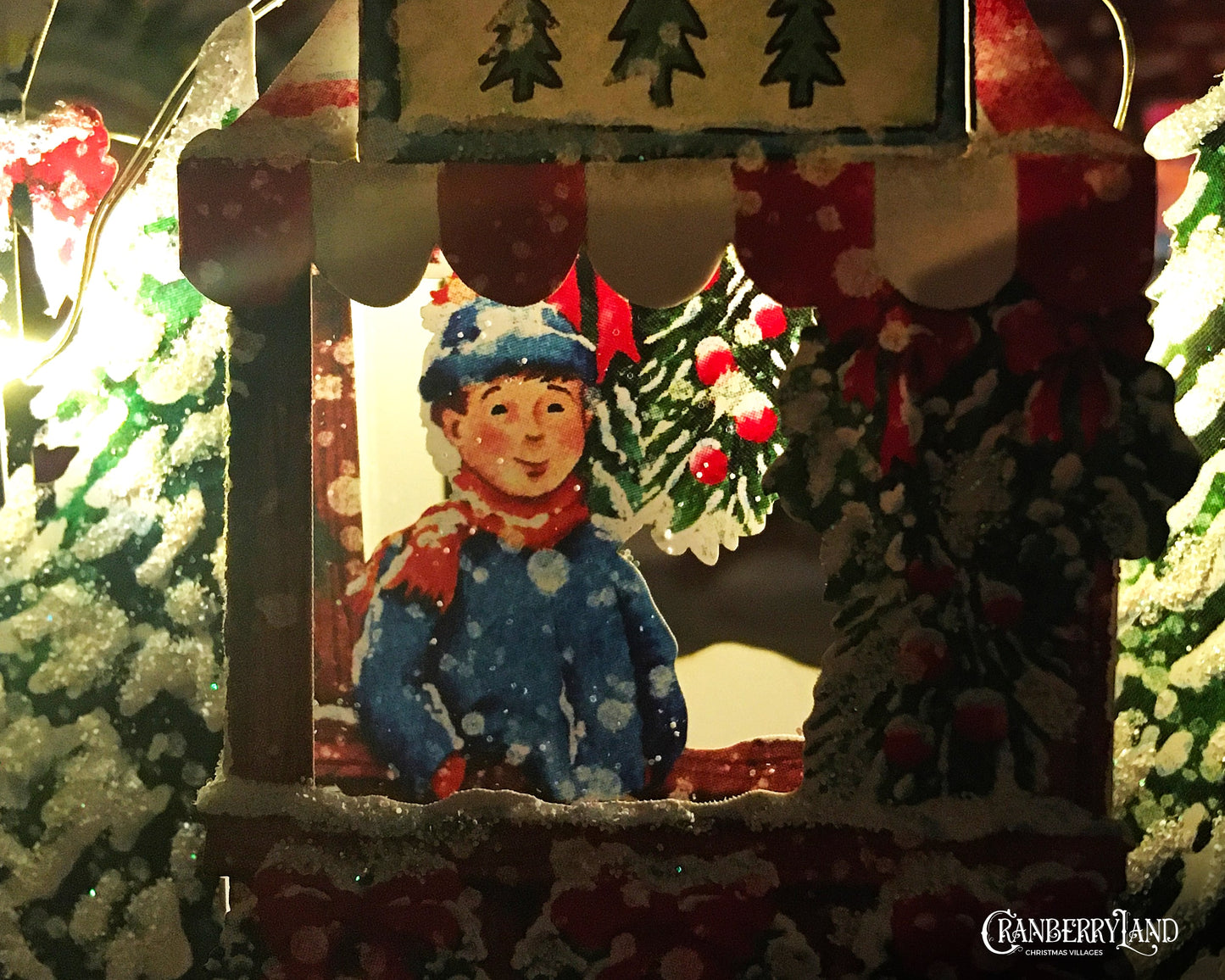 Mr. Gus's Little Christmas Stand - Christmas Village Houses
