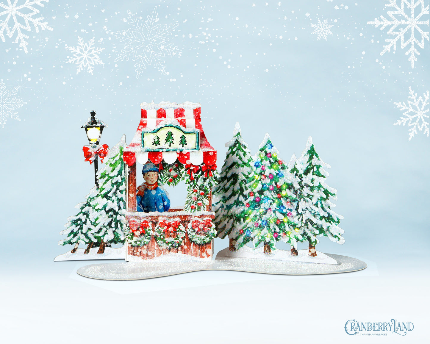Mr. Gus's Little Christmas Stand - Christmas Village Houses