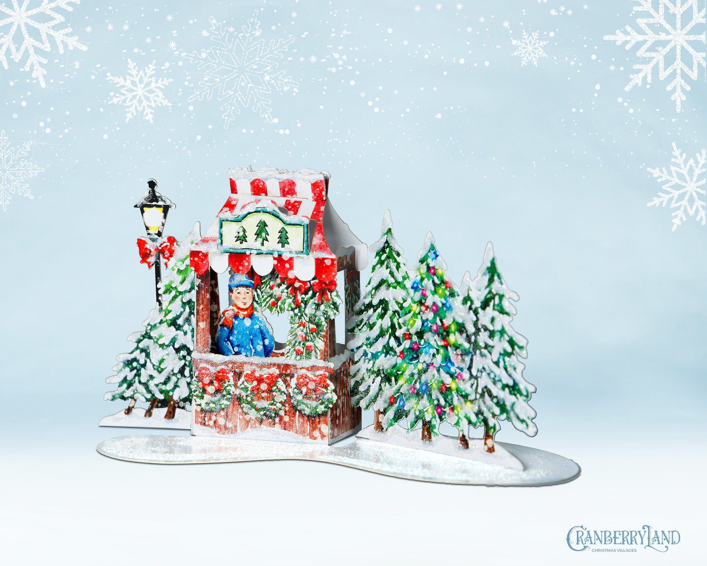 Mr. Gus's Little Christmas Stand - Christmas Village Houses