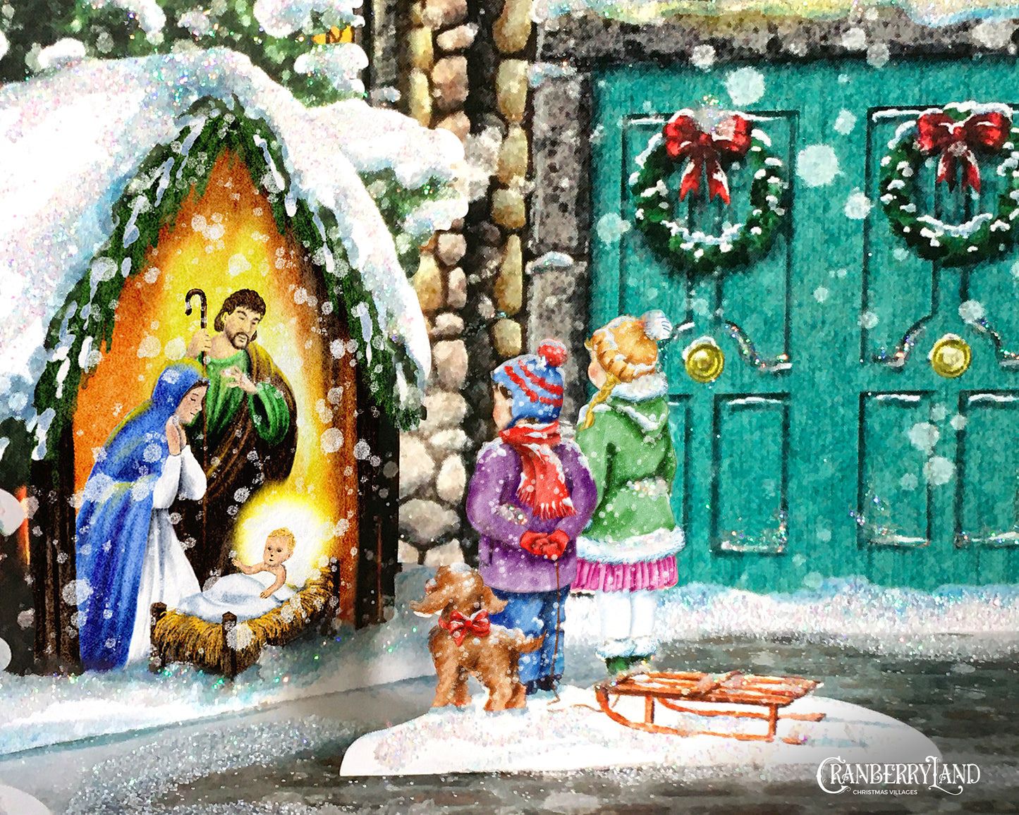 The Church of Good Father Abraham - Christmas Village House