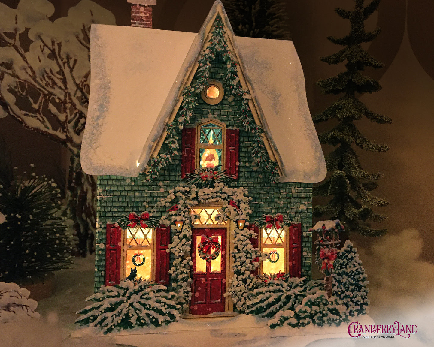 Le petit cottage de Mlle Ginger Baker - Maison de village de Noël