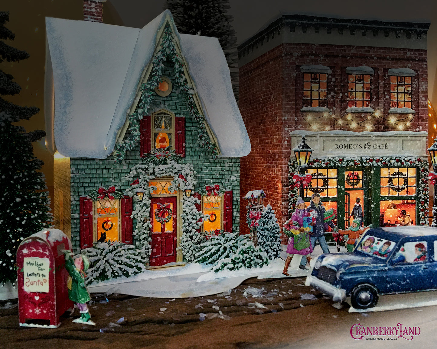 Le petit cottage de Mlle Ginger Baker - Maison de village de Noël