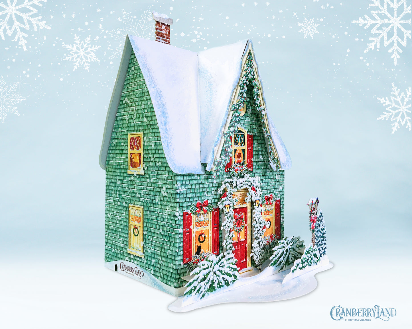 Le petit cottage de Mlle Ginger Baker - Maison de village de Noël