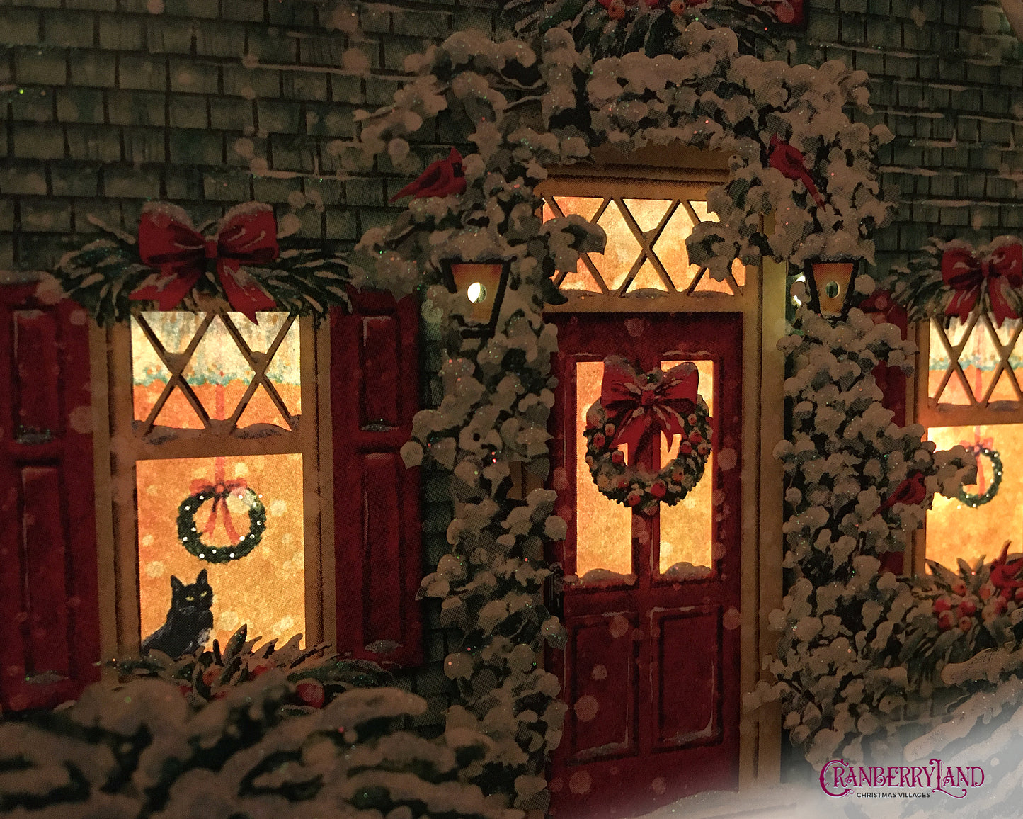 Le petit cottage de Mlle Ginger Baker - Maison de village de Noël