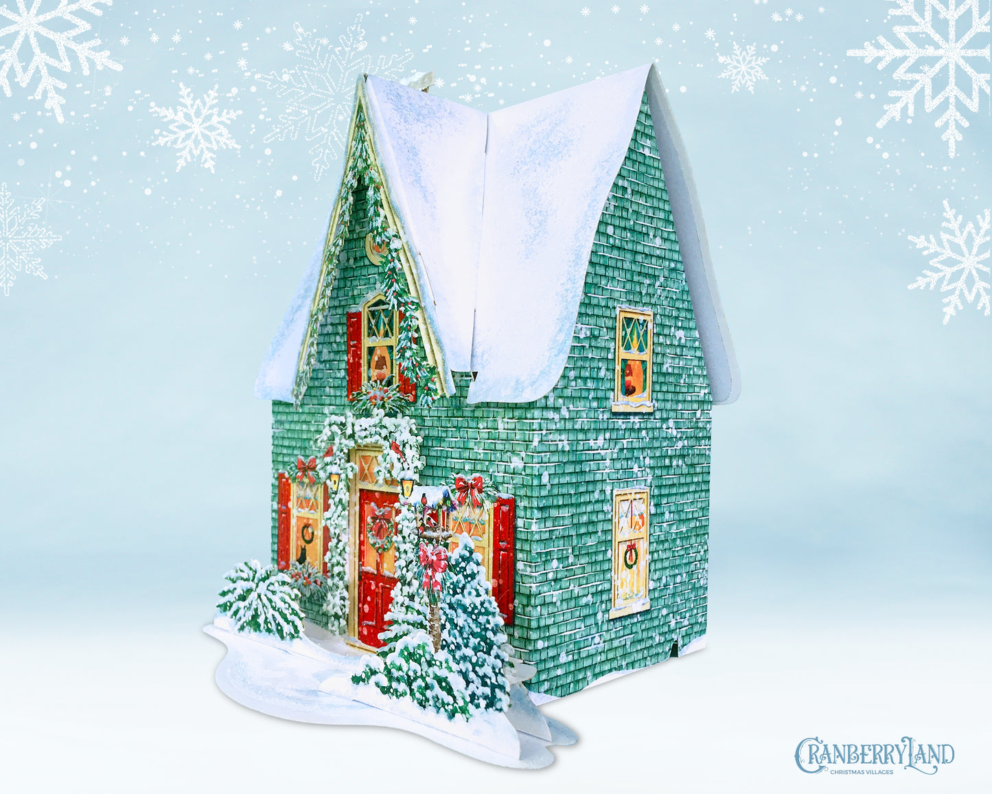 Le petit cottage de Mlle Ginger Baker - Maison de village de Noël