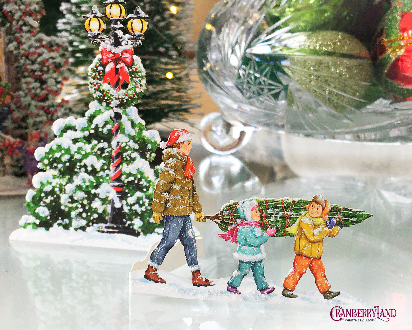 2-piece set The Christmas Tree - Christmas Village