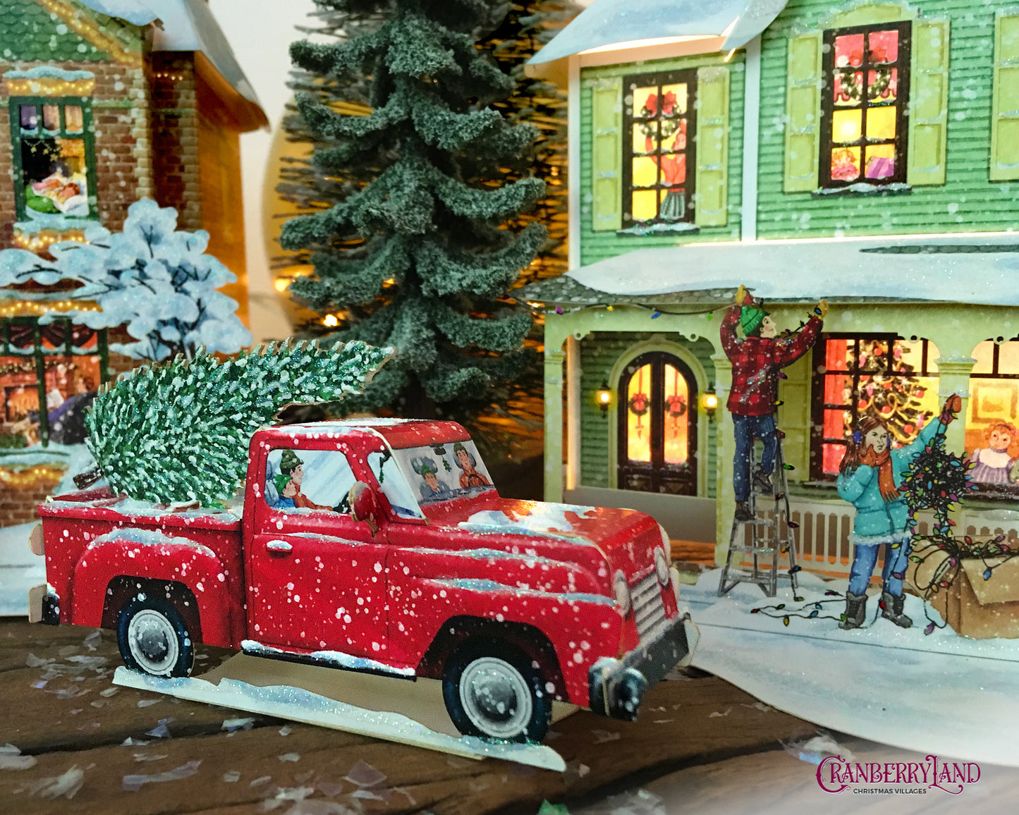 2-piece set The Christmas Tree - Christmas Village