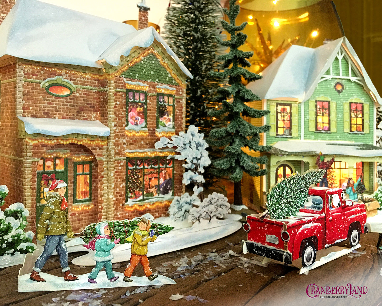 2-piece set The Christmas Tree - Christmas Village