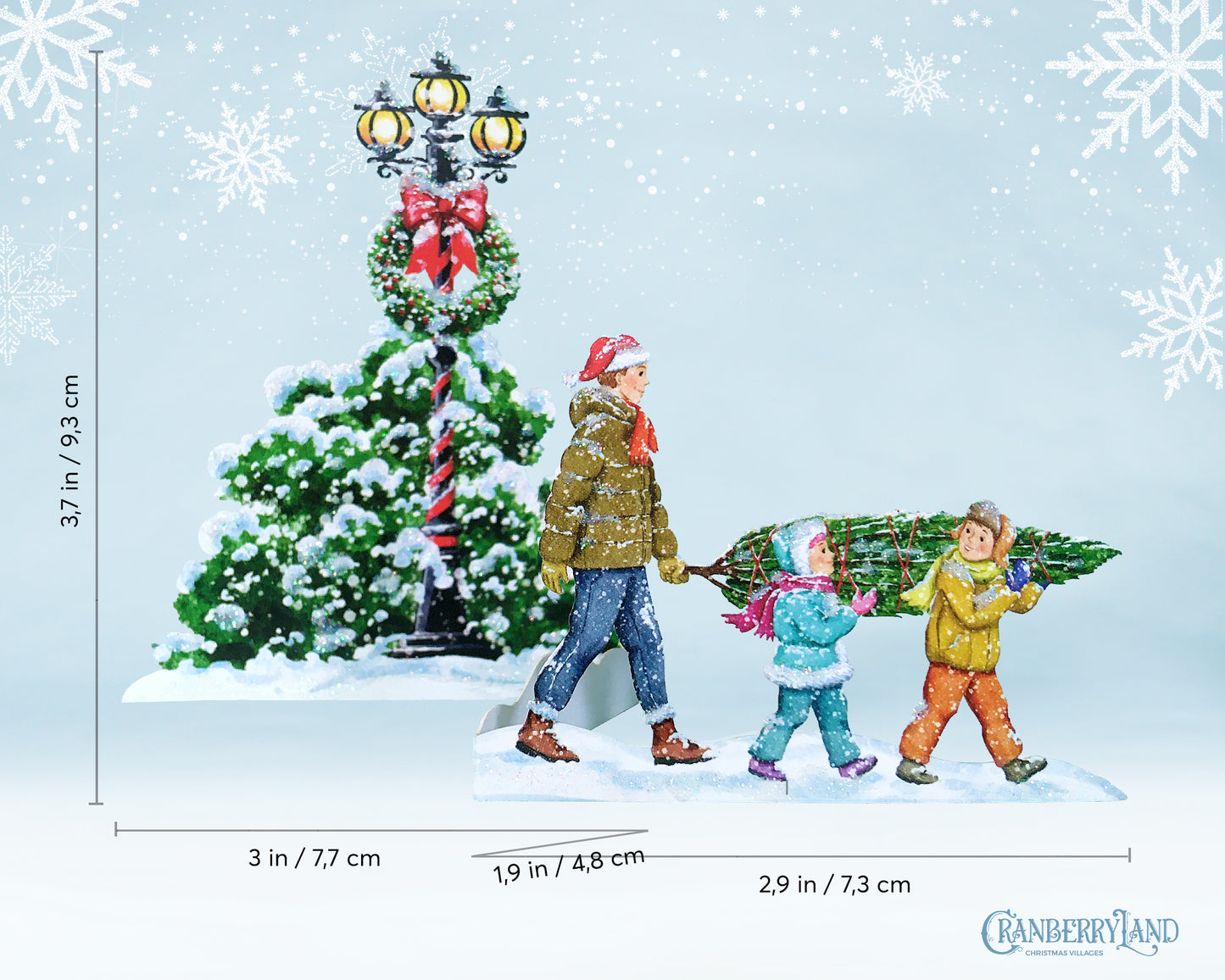 2-piece set The Christmas Tree - Christmas Village