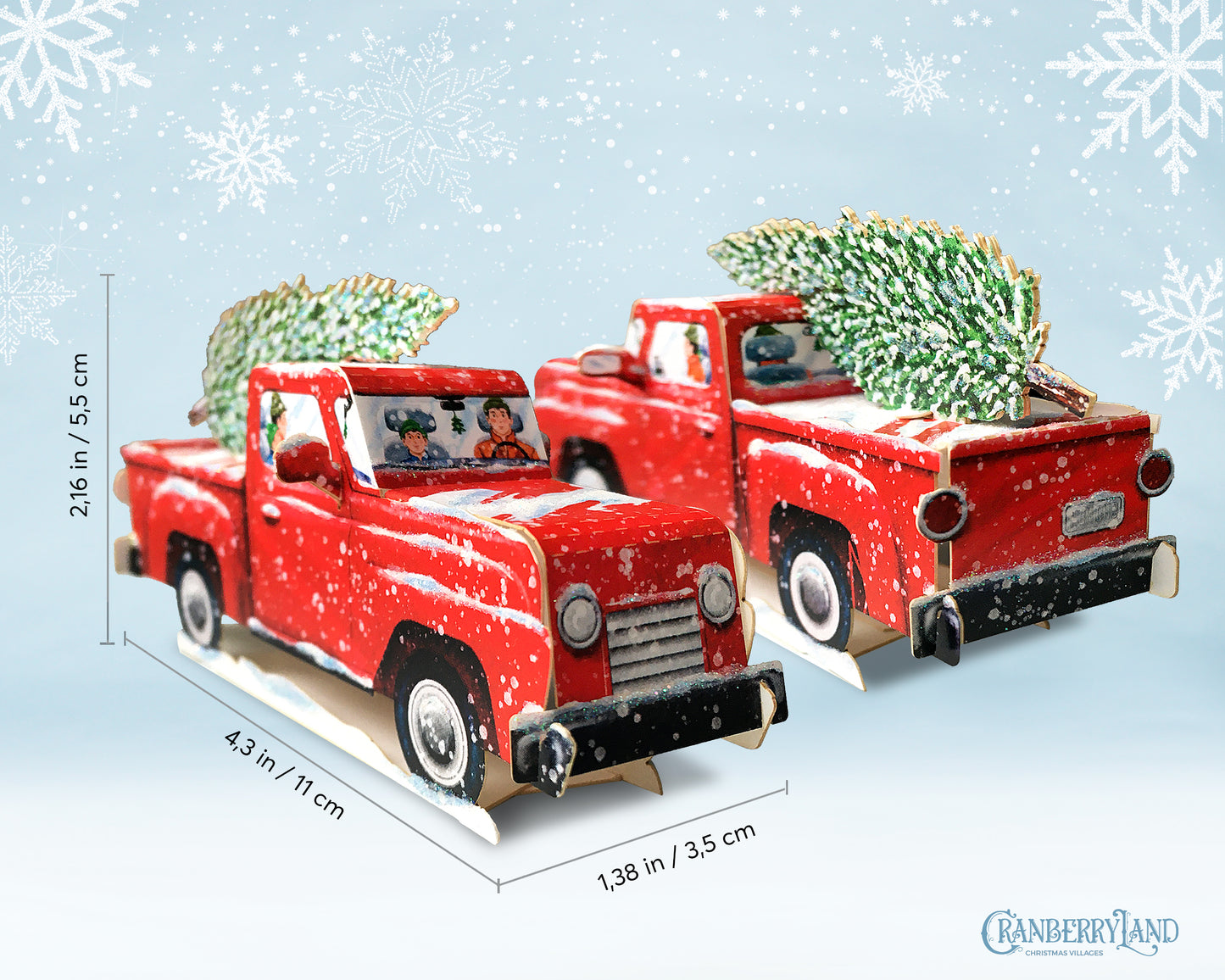 2-piece set The Christmas Tree - Christmas Village