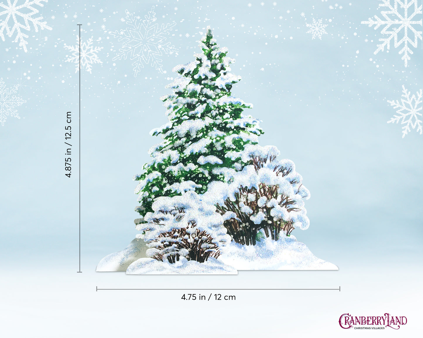 3-piece set The Walk - Christmas Village Decoration