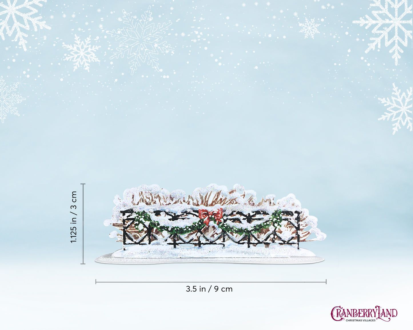 3-piece set The Walk - Christmas Village Decoration