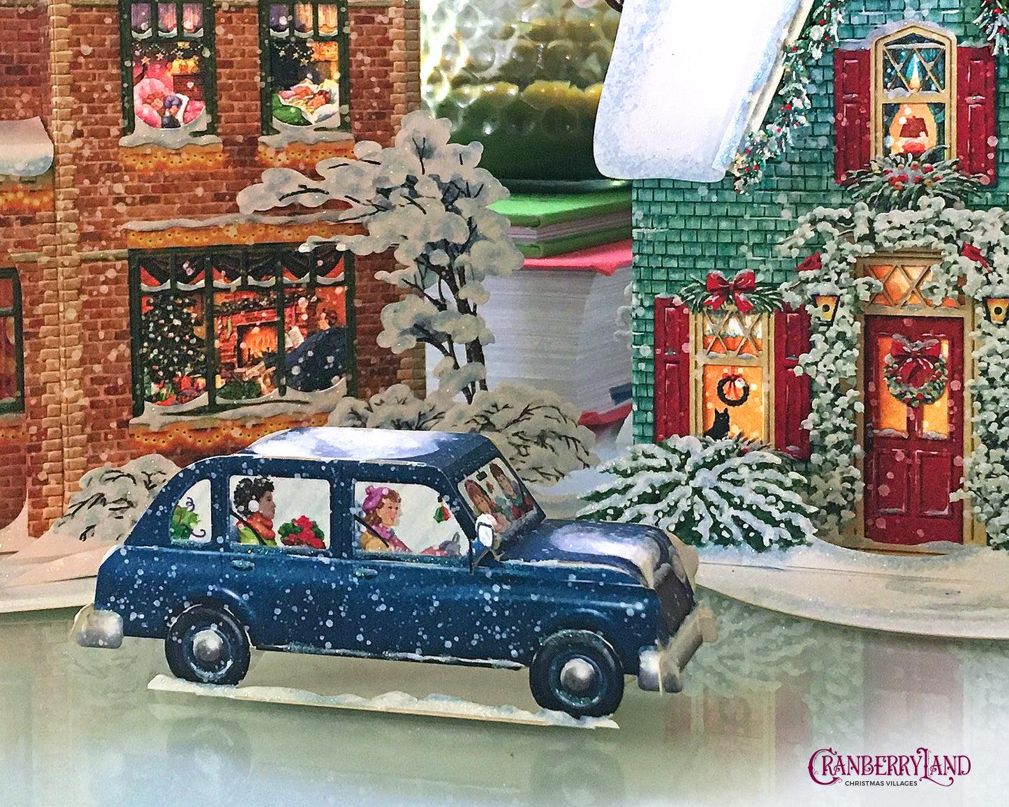 3-piece set Shopping Time - Christmas Village Decoration