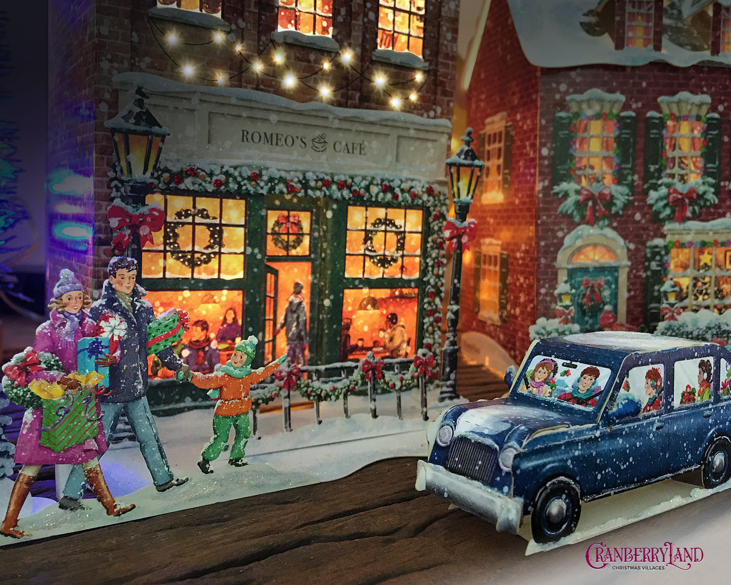 3-piece set Shopping Time - Christmas Village Decoration