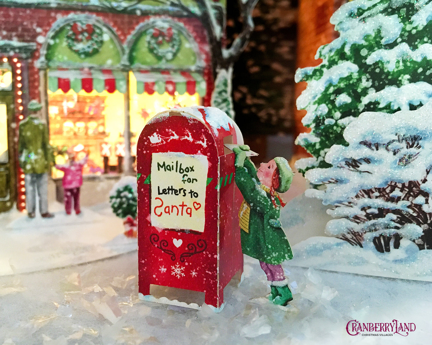 3-piece set Shopping Time - Christmas Village Decoration