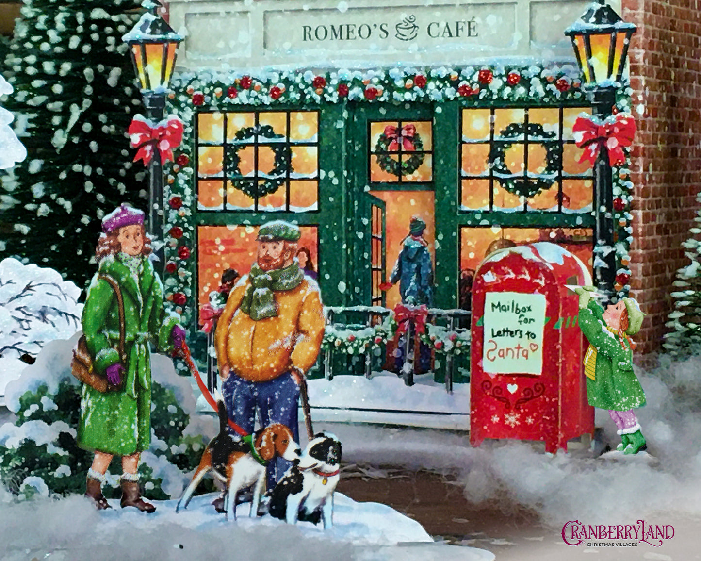 3-piece set Shopping Time - Christmas Village Decoration