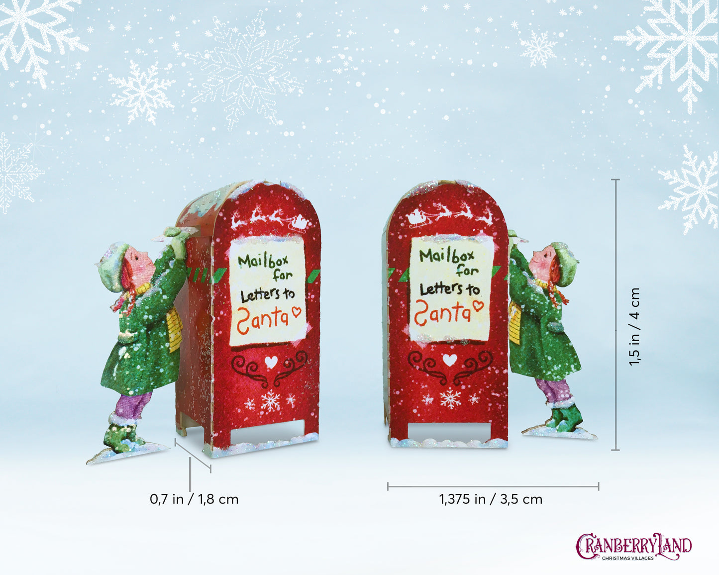 3-piece set Shopping Time - Christmas Village Decoration
