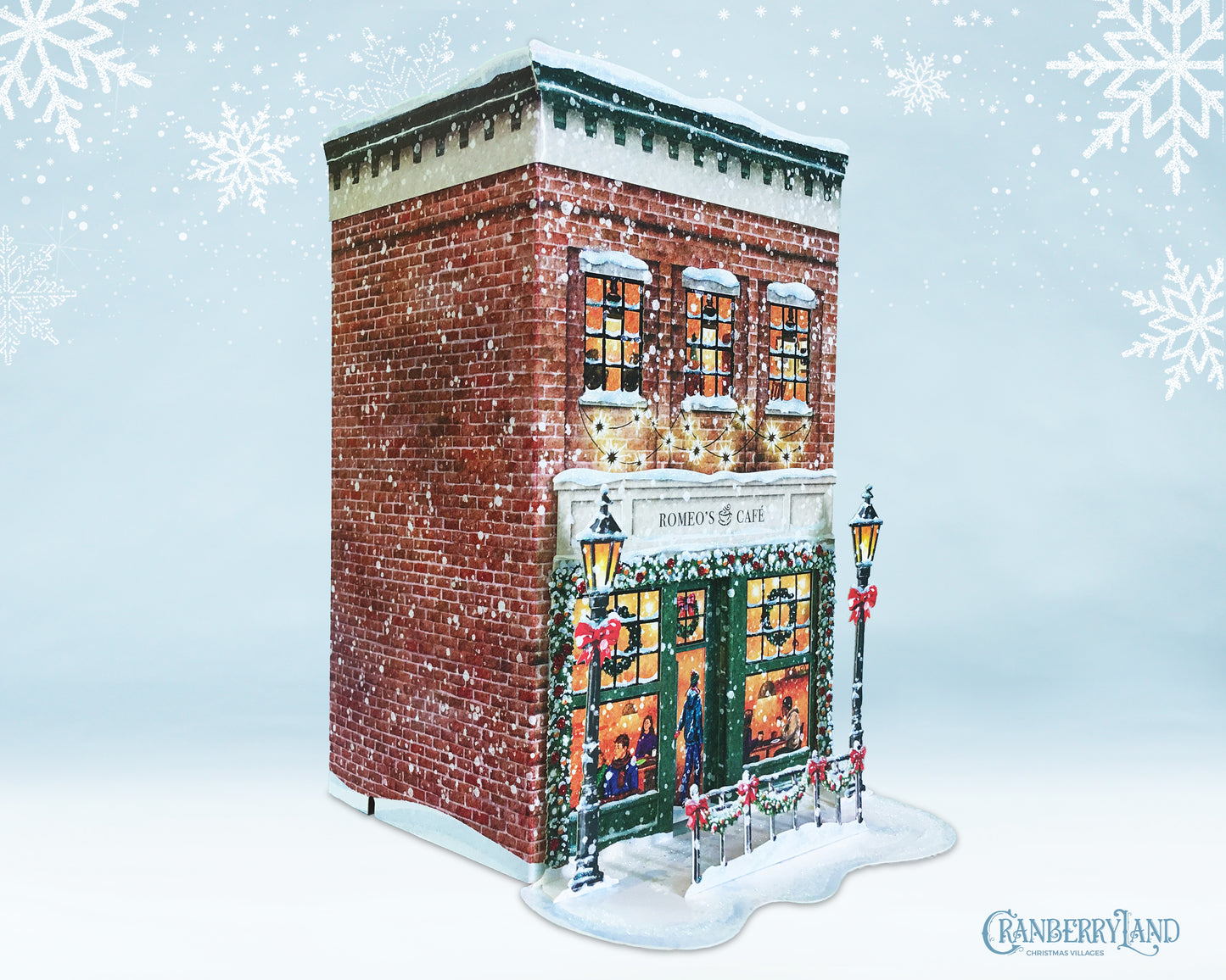 The Romeo's Café - Christmas Village House