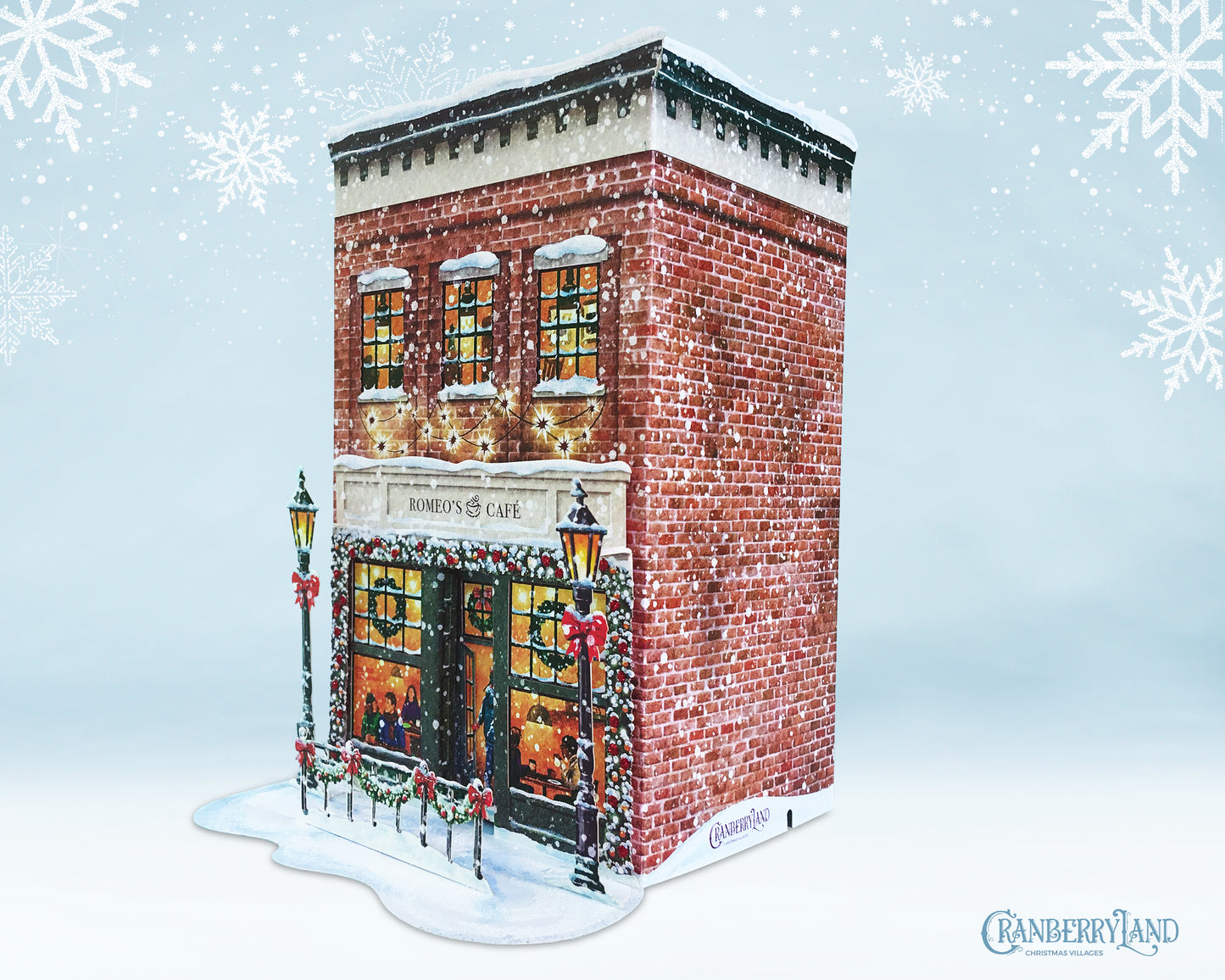 The Romeo's Café - Christmas Village House