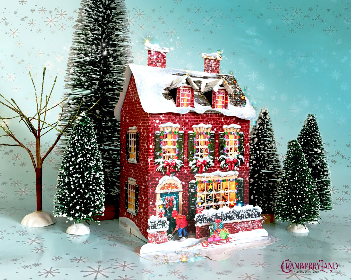 Timmy and Rusty's Little House - Christmas Village House
