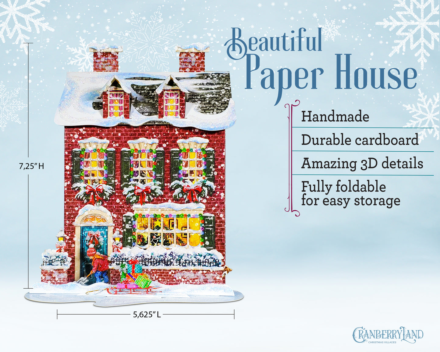 La petite maison de Timmy et Rusty - Maison de village de Noël