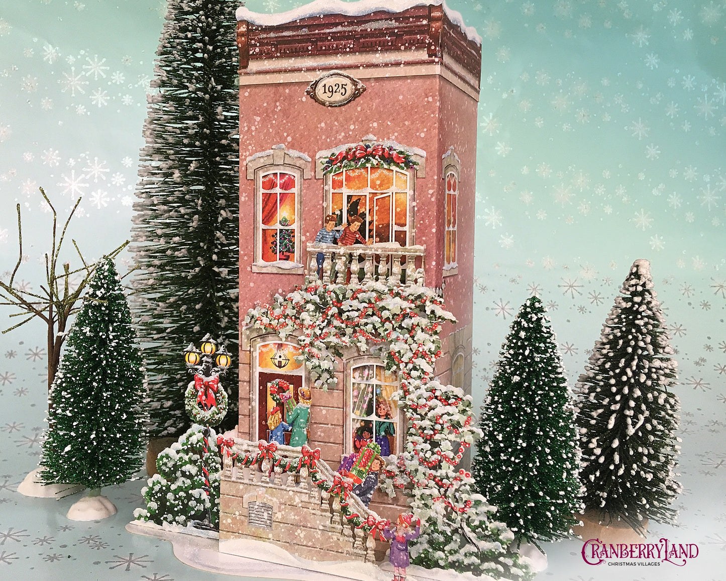 The Wiggins Twins' Townhouse - Christmas Village Houses