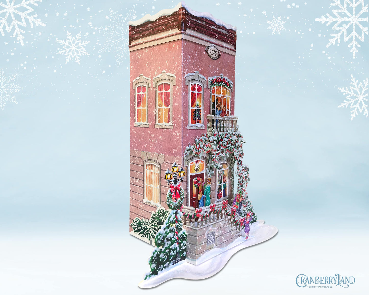 The Wiggins Twins' Townhouse - Christmas Village House