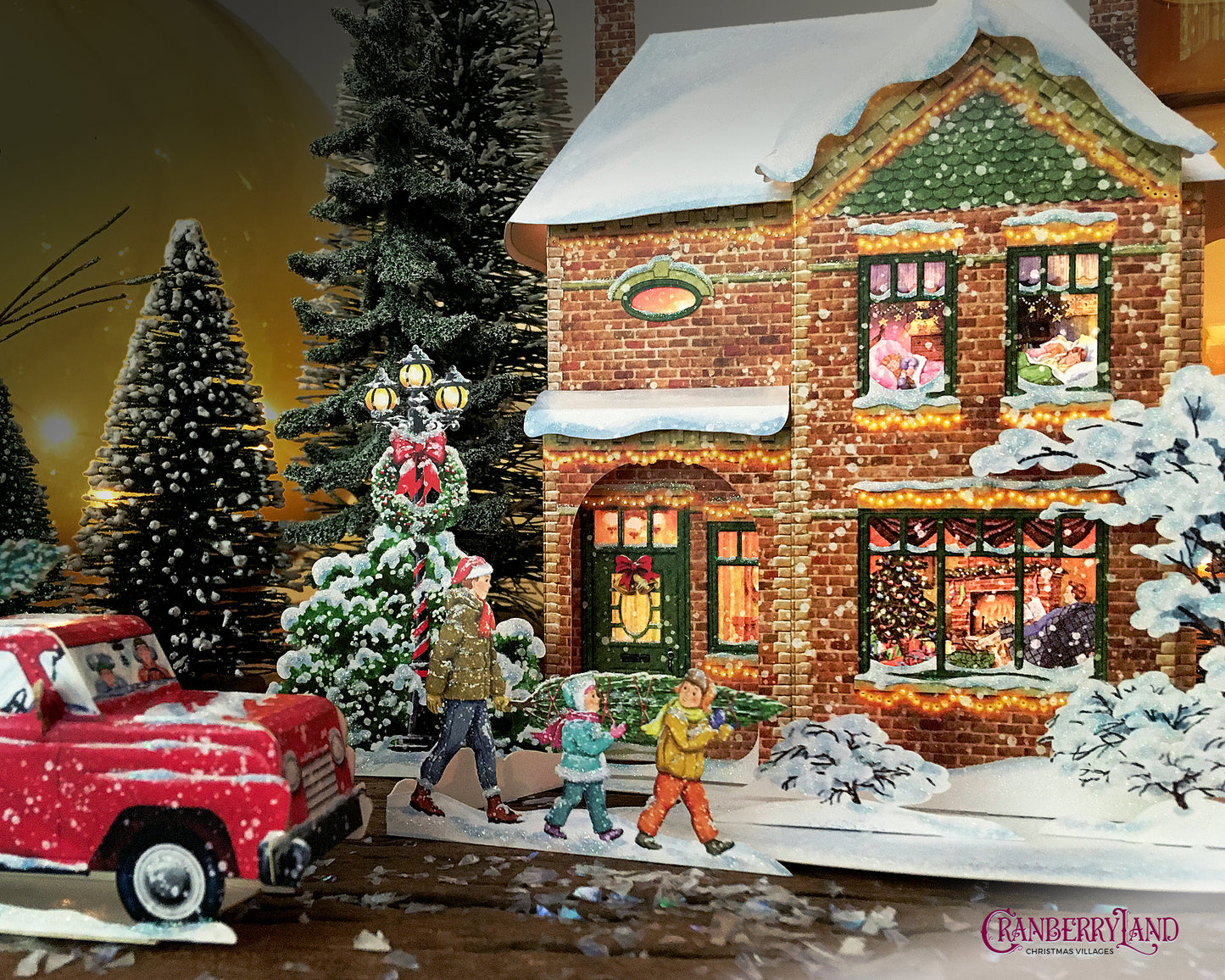 *Nouveau! La maison de la famille McCormick - Maison de village de Noël