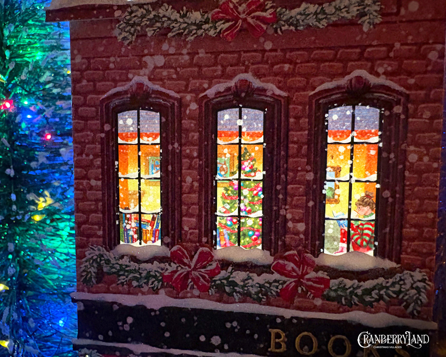 *La librairie Pickwick - Maison de village de Noël