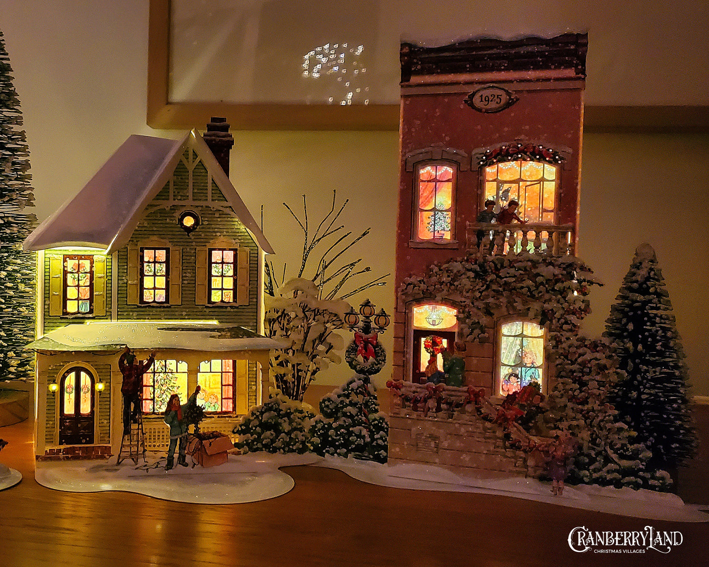 The Wiggins Twins' Townhouse - Christmas Village Houses