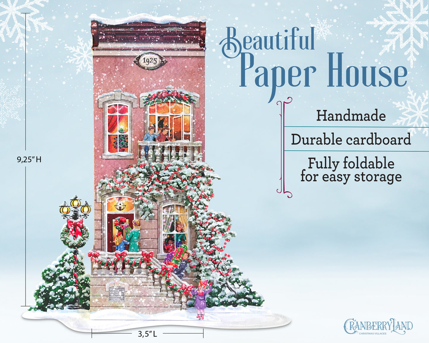 La maison de ville des jumeaux Wiggins - Maison de village de Noël