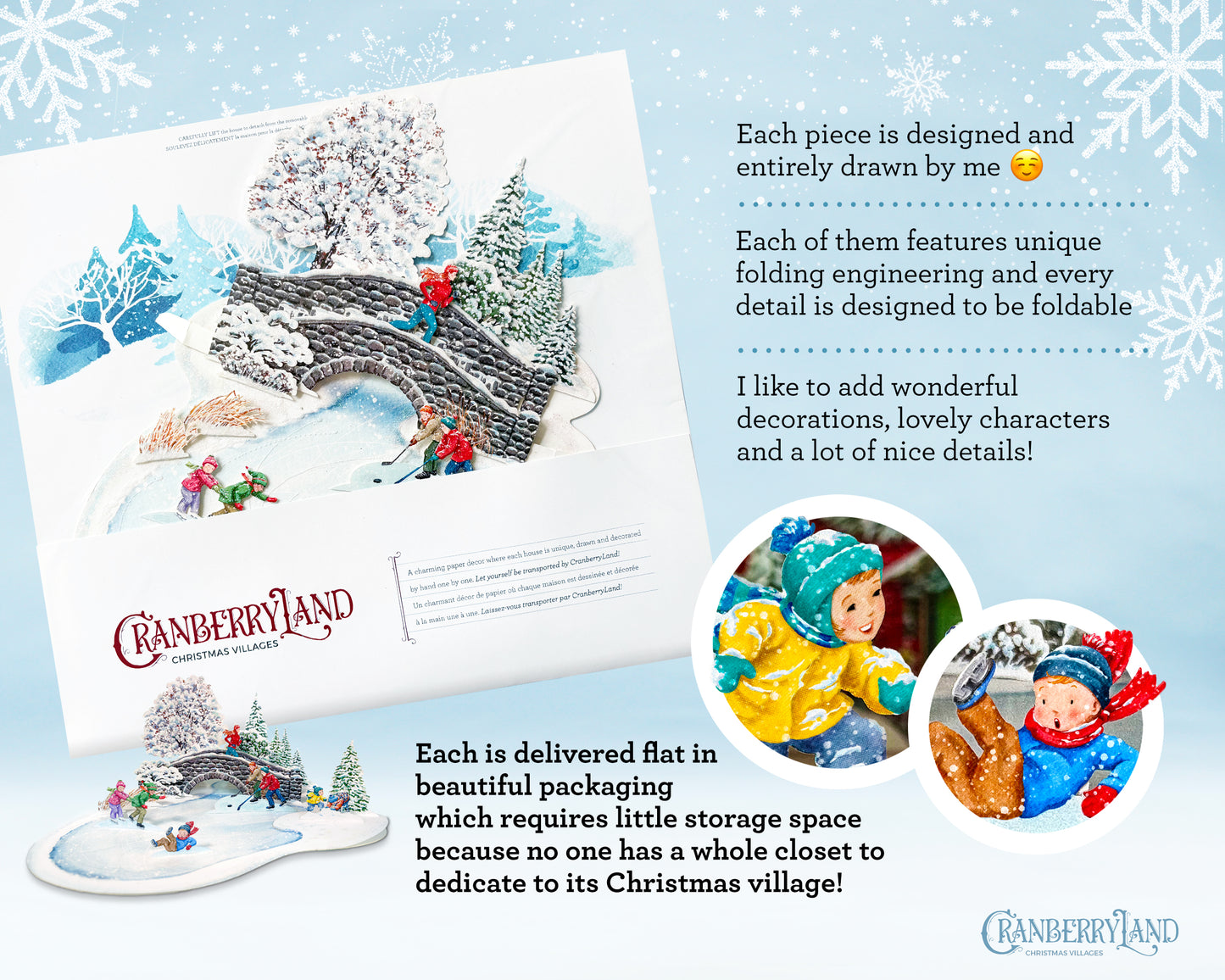 *L'étang enchanté - Village de Noël
