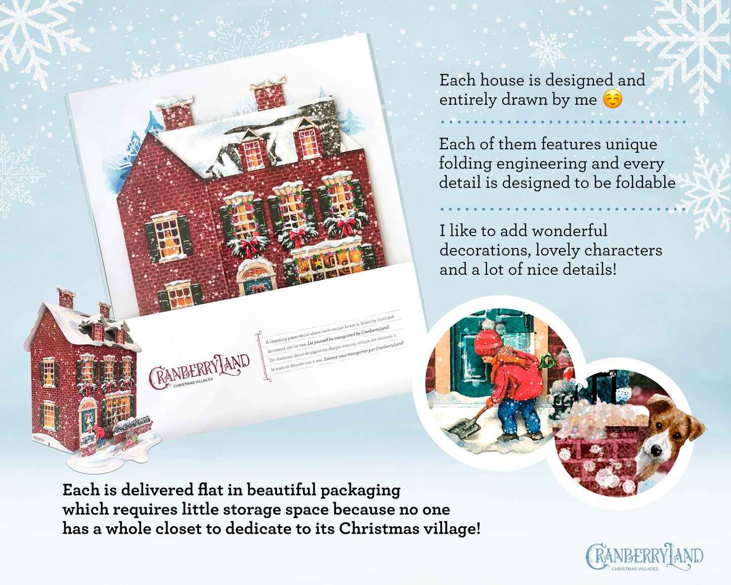 The Wiggins Twins' Townhouse - Christmas Village Houses